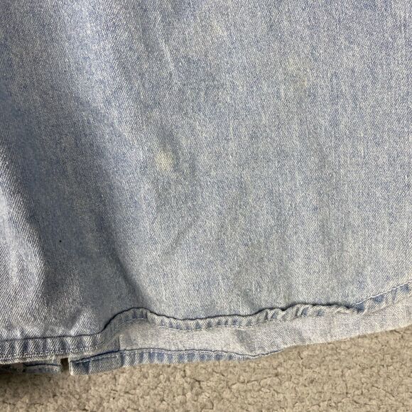 VTG Marlboro Country Store Denim Shirt 90’s Button Up Down Front Mens L *READ - Picture 15 of 16